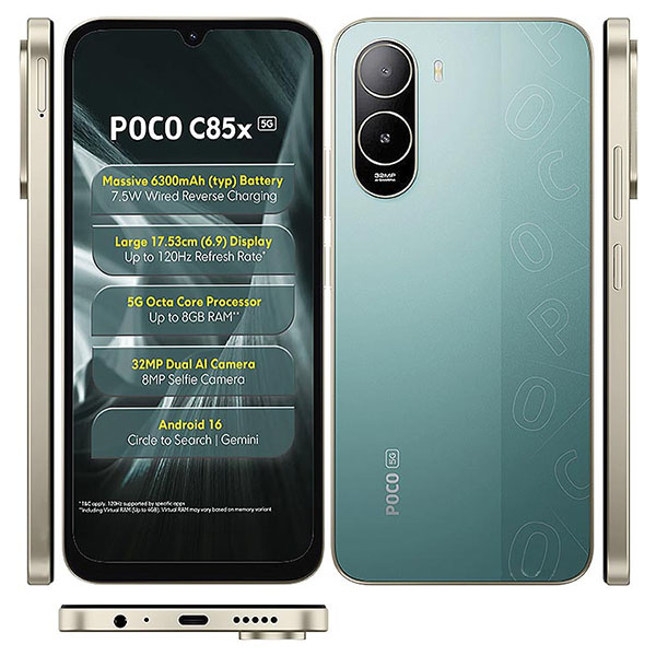 گوشی موبایل Poco C85x شیائومی 5G