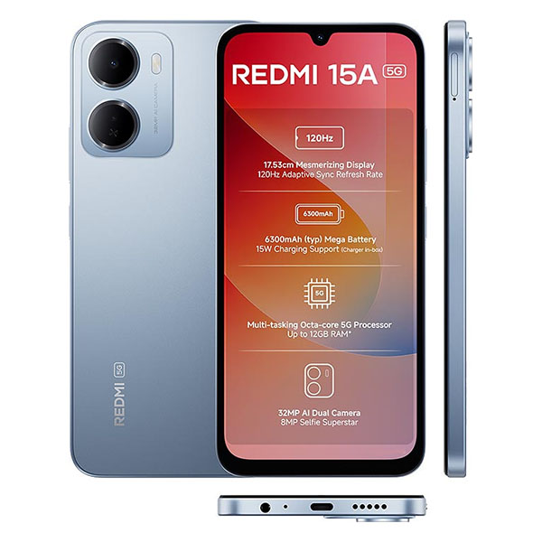 گوشی موبایل Redmi 15a 5G شیائومی