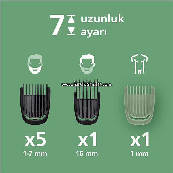 ست اصلاح Mg5922 فیلیپس سری 5000 مولتی گروم